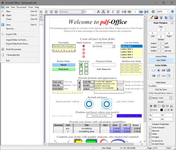 Ovis pdf-Office Professional screenshot