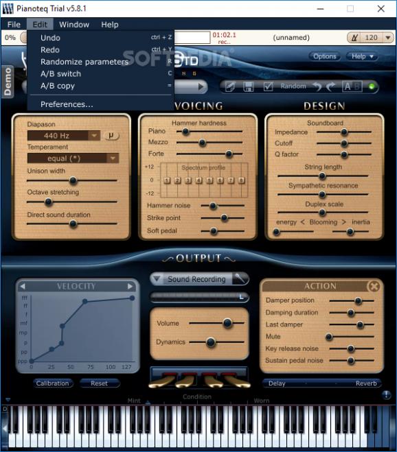 Pianoteq screenshot
