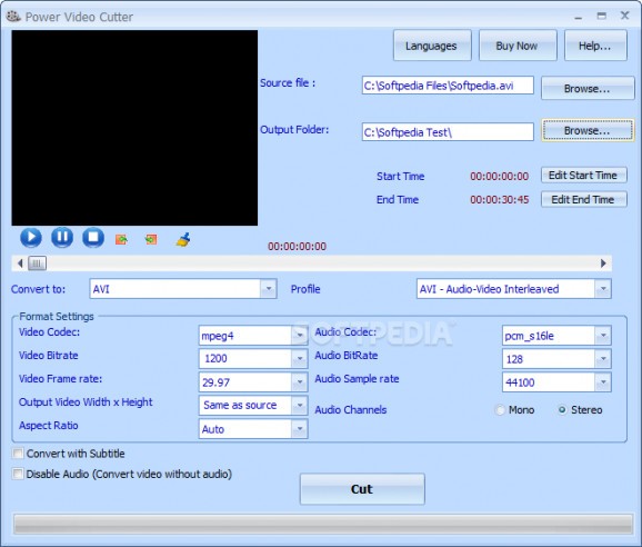 Power Video Cutter screenshot