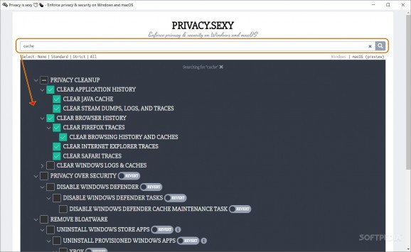 privacy.sexy screenshot