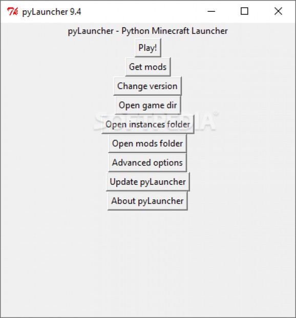 pyLauncher screenshot