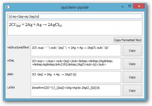 quichem-pyside screenshot