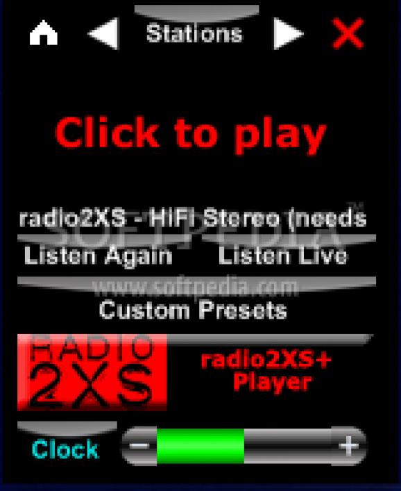 radio2XS+ Player screenshot