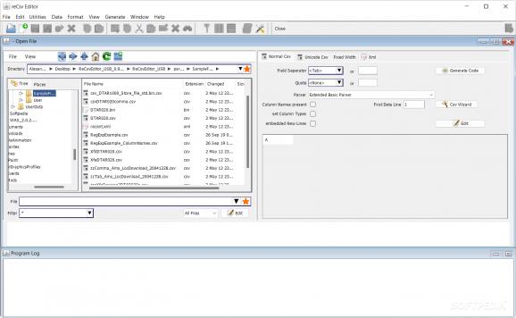 reCsv Editor screenshot