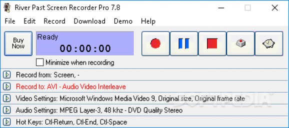 River Past Screen Recorder Pro screenshot