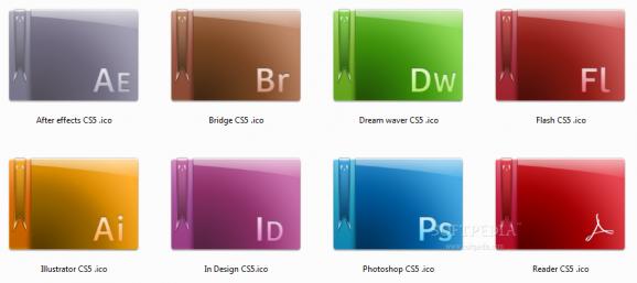 Adobe CS5 Icons screenshot