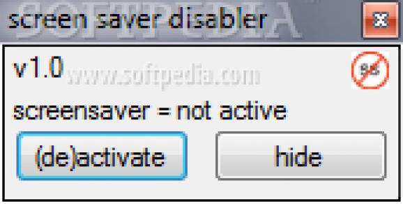 screen saver disabler screenshot