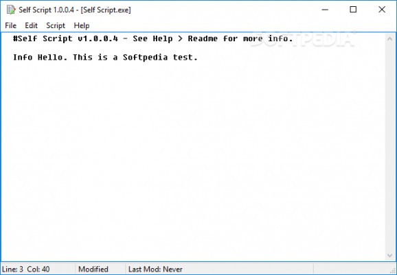 Self Script screenshot