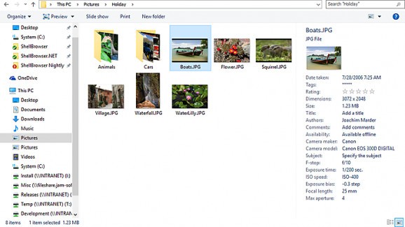 ShellBrowser Components Delphi Edition screenshot