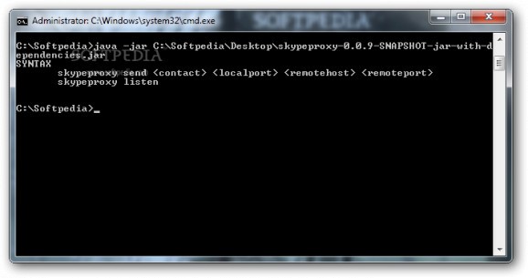 skypeproxy screenshot