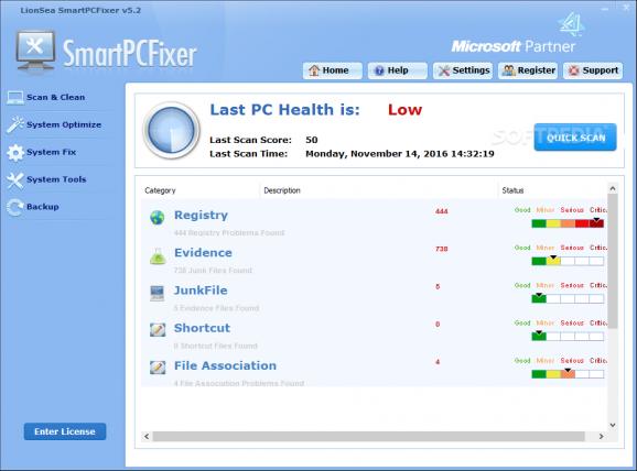 SmartPCFixer screenshot
