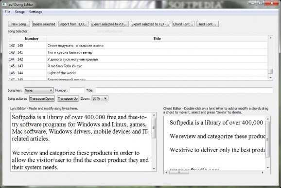 softChord Editor screenshot