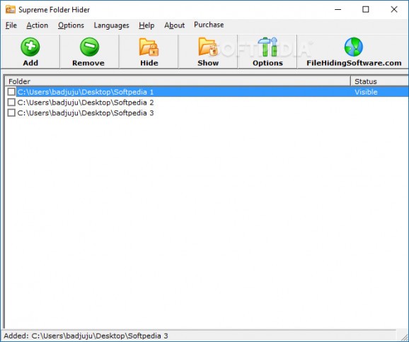 Supreme Folder Hider screenshot