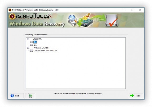 SysInfoTools Windows Data Recovery screenshot
