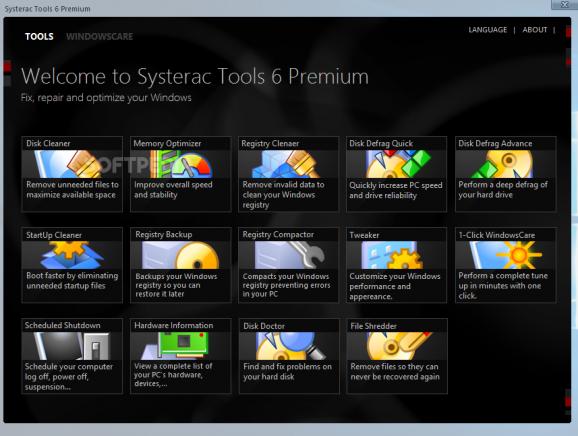 Systerac Tools Premium (formerly MindSoft Utilities) screenshot
