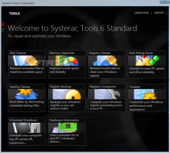 Systerac Tools Standard screenshot