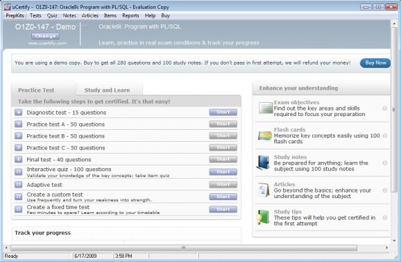1Z0-147 Oracle DBA9i PL/SQL screenshot