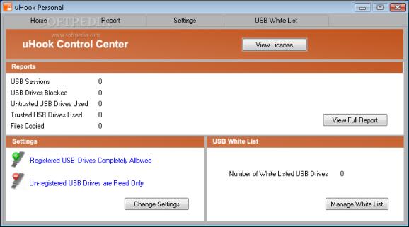 uHook USB Disk Security Personal screenshot