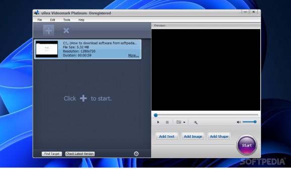 uRex Videomark Platinum screenshot