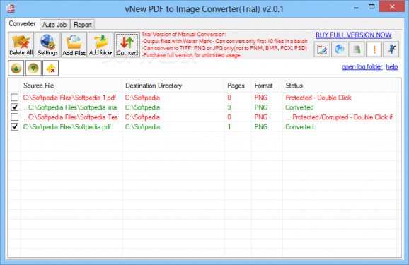 vNew PDF to Image Converter screenshot