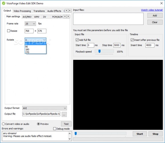 VisioForge Video Edit SDK (Delphi Version) screenshot
