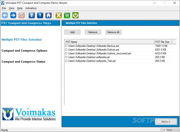 Voimakas PST Compact and Compress screenshot