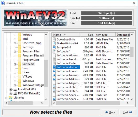 WinAFV32 screenshot