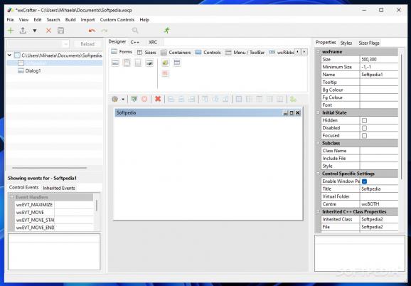 wxCrafter screenshot