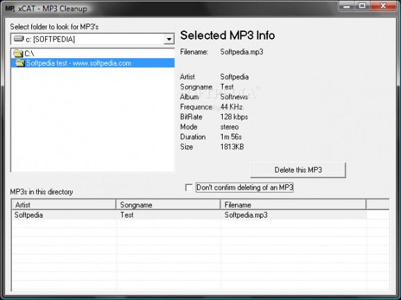 xCAT - MP3 Cleanup screenshot