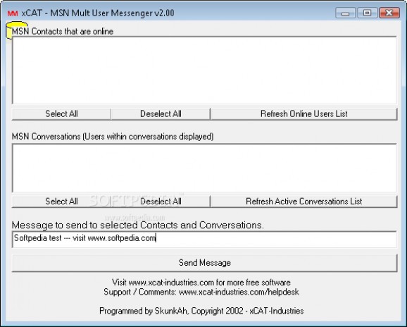 xCAT - MSN Multi User Messenger screenshot