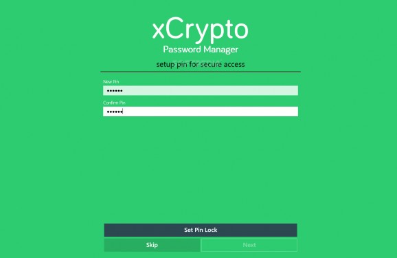xCrypto Password Manager for Windows 8.1 screenshot