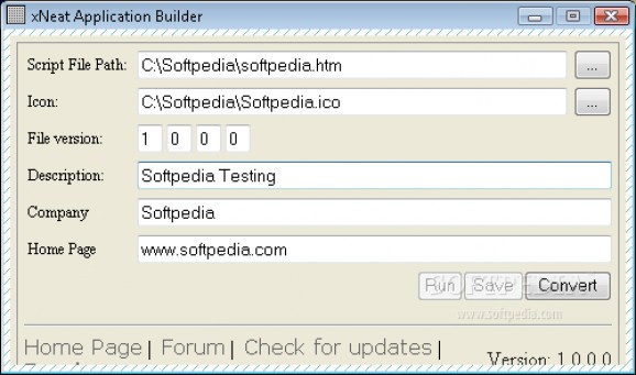 xNeat Application Builder screenshot