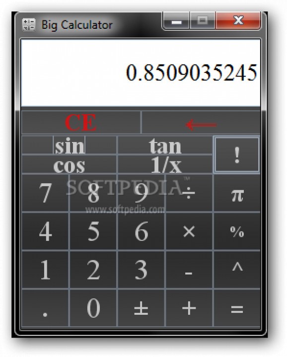 Big Calculator screenshot