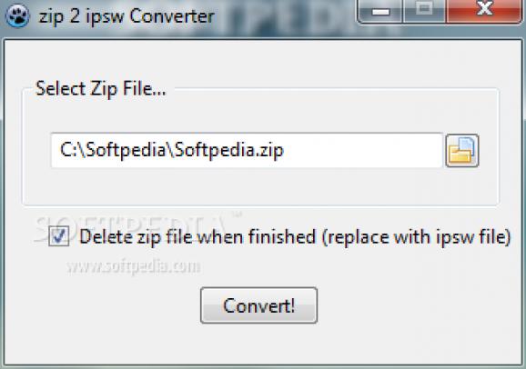 zip 2 ipsw Converter screenshot