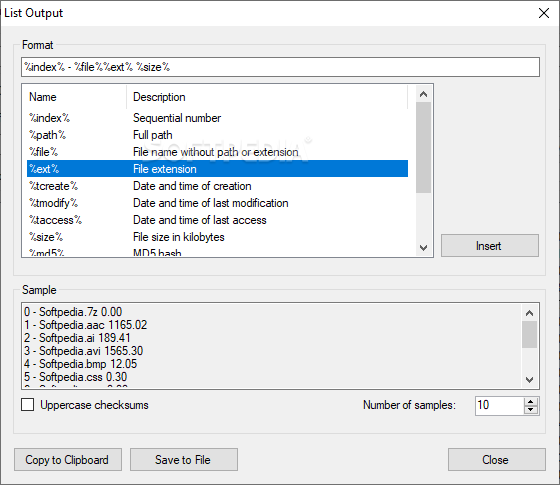 isimSoftware Folder List Print screenshot #1