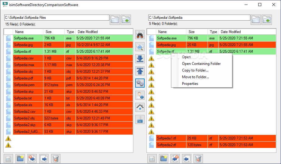 isimSoftware Directory Comparison Software screenshot #0