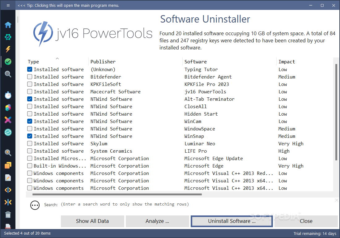 jv16 PowerTools screenshot #5