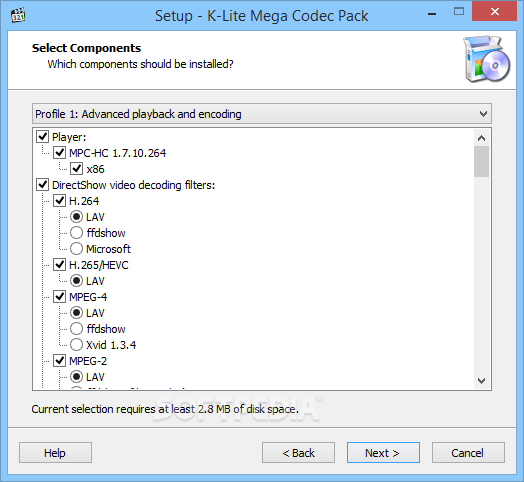 Download K-Lite Codec Pack Mega 15.4.4 / 15.4.5 Beta