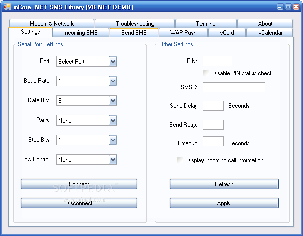Mcore.net Sms Library 1.2 Serial