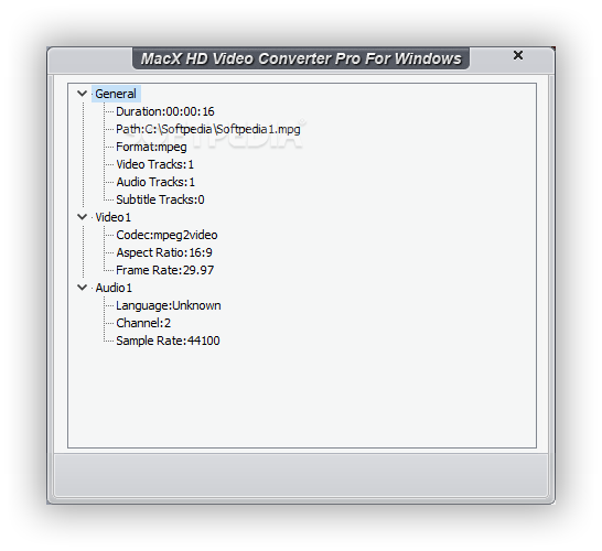 macx hd video converter audio
