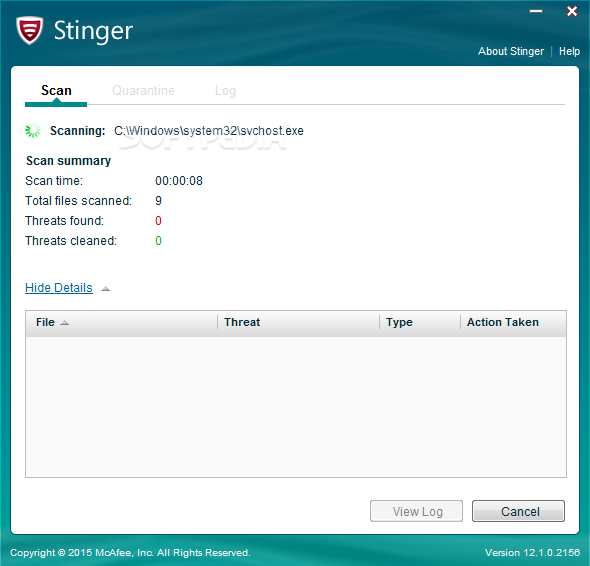 McAfee Stinger 12.2.0.83 Mcafee-stinger_5