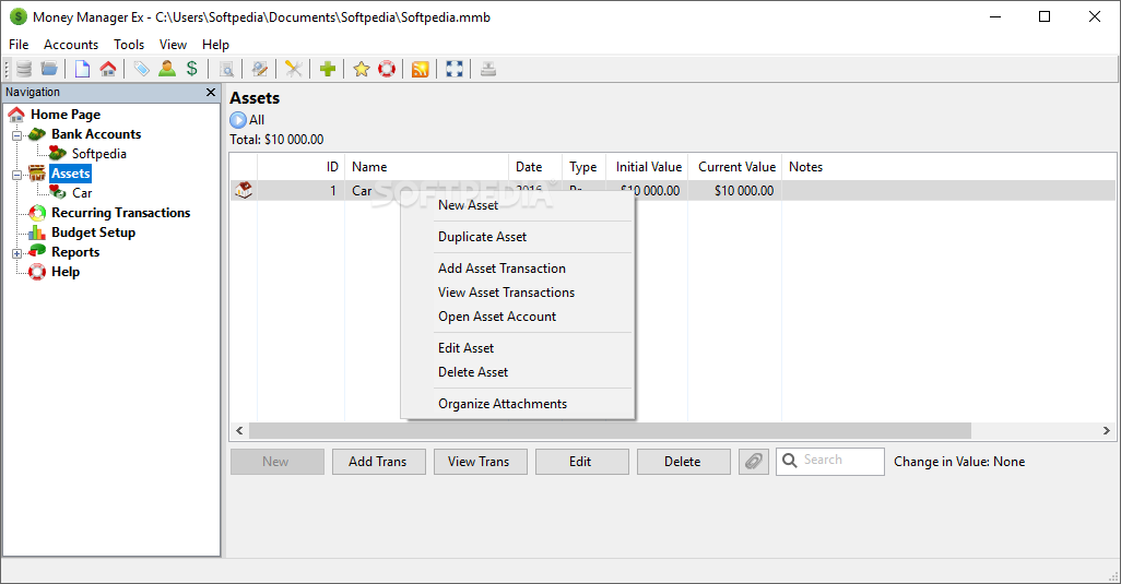 Money Manager Ex 1.6.4 for windows download