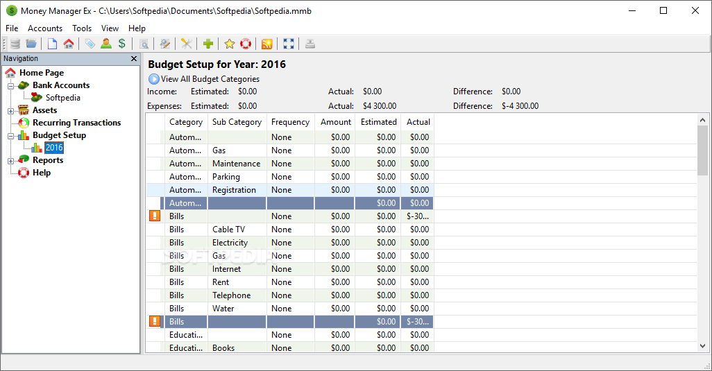 Money Manager Ex 1.6.4 for mac download