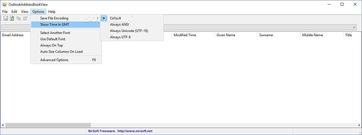 OutlookAddressBookView 2.43 for mac download free