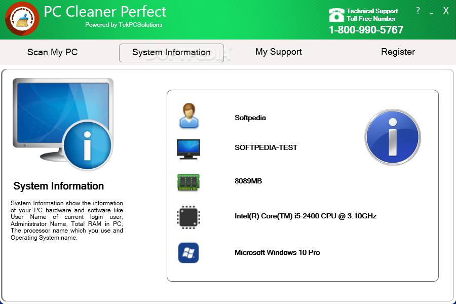 Download PC Cleaner Perfect 1.2.7.23 for Windows 