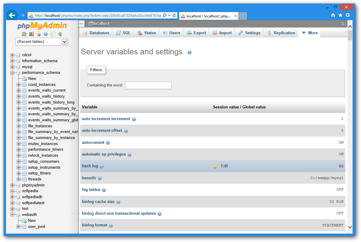 mysql database server download for windows 7