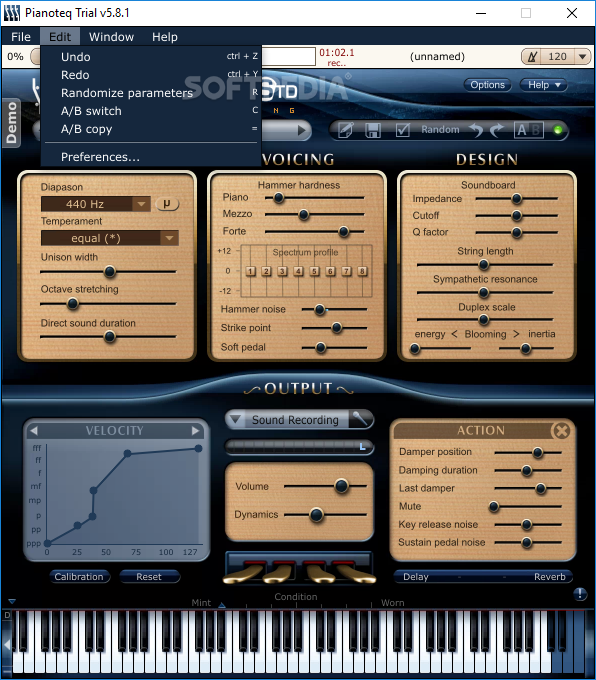 NEUF Pianoteq 6 piano virtuel standard instrument de modélisation