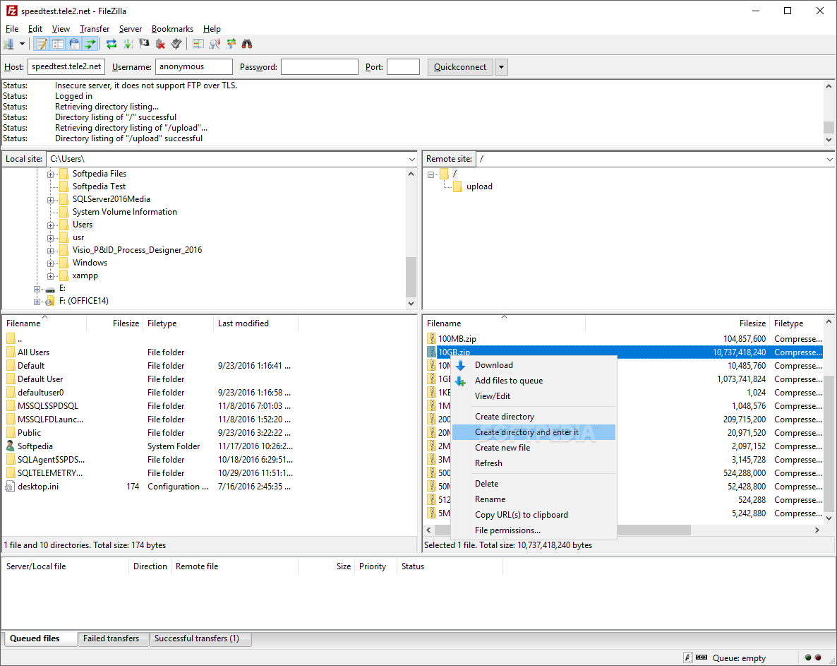free download filezilla ftp client windows