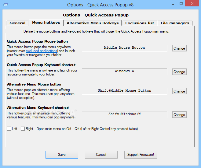 free downloads Quick Access Popup 11.6.2.3