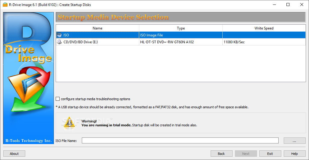 R-Drive Image 7.1.7110 instaling